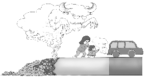  霧霾之下也要記得對吸煙說&ldquo;不&rdquo;