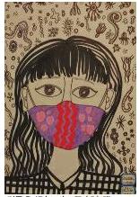  幼兒園學(xué)生停課畫(huà)霧霾